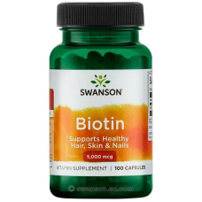 Біотин, Biotin High Potency 5000 mcg - 100sgels