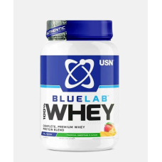 Сироватковий протеїн, Blue Lab 100% Whey Premium Protein 908 g, Тропічні фрукти