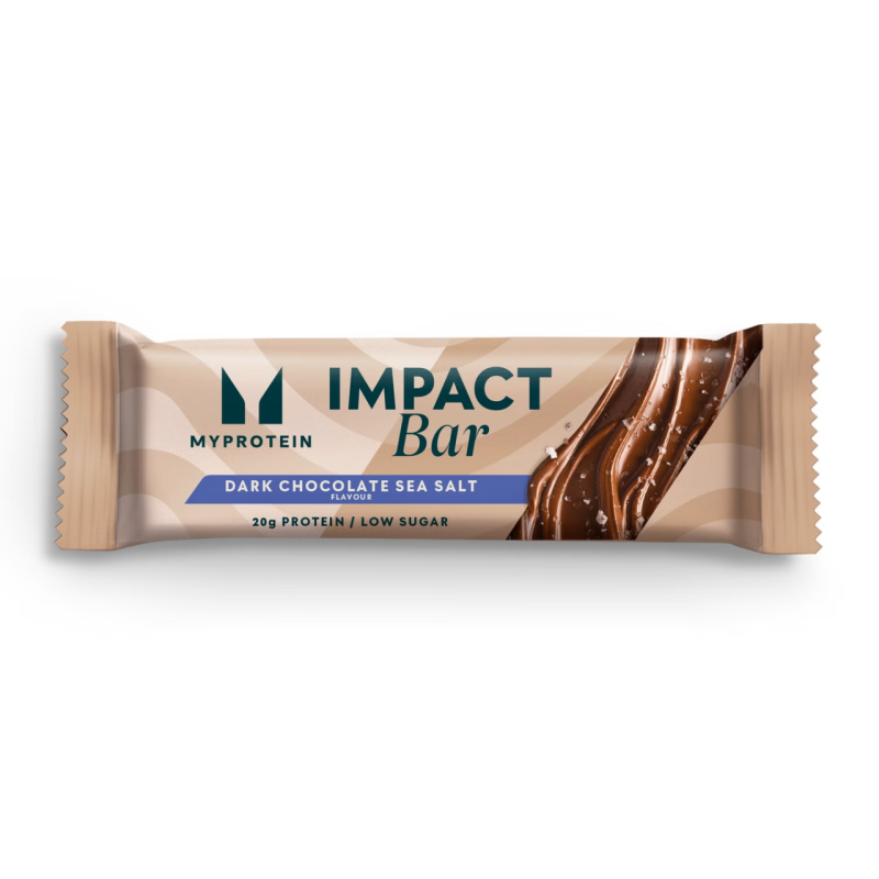 Протеїновий батончик, Impact Protein Bar - 64g Dark Chocolate Sea Salt