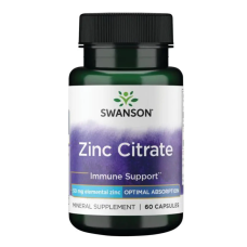 Цинк цитрат, Zinc Citrate 50 mg - 60caps