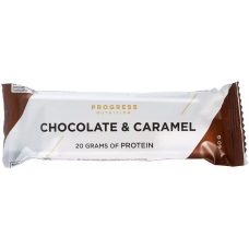 Протеїновий батончик Progress Nutrition Protein Bar - 60g, Шоколад із карамеллю