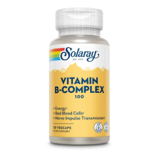 Комплекс вітамінів групи Б, Solaray Vitamin B-Complex 100 - 50 vcaps