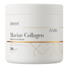 Морський колаген, OstroVit Marine Collagen 200 грам чорна смородина