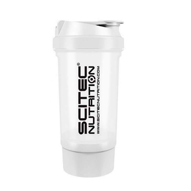 Шейкер, Scitec Nutrition - 2-х компонентний, білий