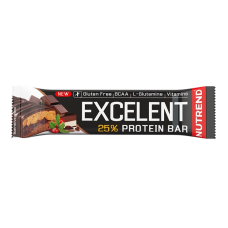 Протеїновий батончик, Nutrend Excelent Protein Bar, 85г, Шоколад-нуга-журавлина в молочному шоколаді