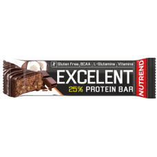 Протеїновий батончик, Nutrend Excelent Protein Bar, 85г, Шоколад та кокос у молочному шоколаді