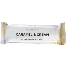 Протеїновий батончик Progress Nutrition Protein Bar - 60g, Карамель із кремом