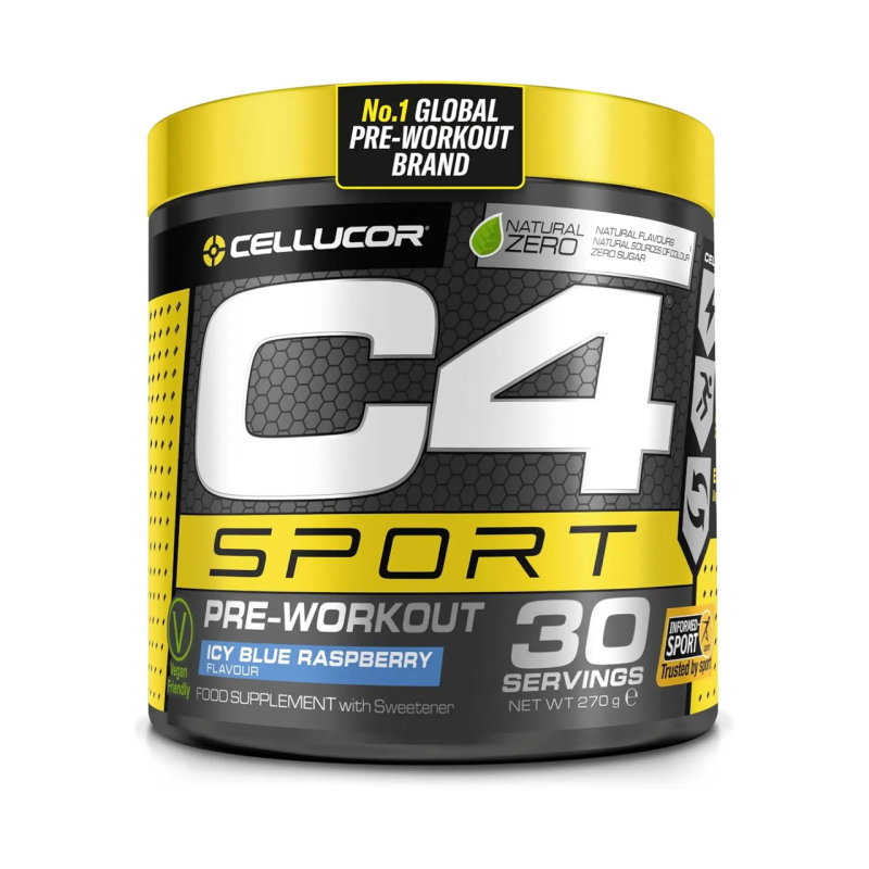 Передтренувальний комплекс, Cellucor C4 Sport Pre-workout - 288g Ice Blue Raspberry