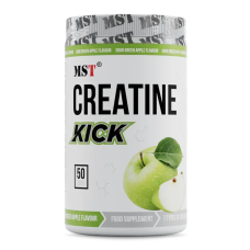 Комплексний креатин, MST Creatine Kick 7in1, Креатин кік 500 гр. (50 порцій) Зелене яблуко