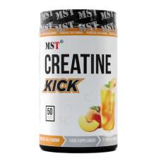 Комплексний креатин, MST Creatine Kick 7in1, Креатин кік 500 грамів (50 порцій) Персиковый чай