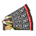 Протеїновий батончик, Nutrend Excelent Protein Bar, 85г, Мигдаль-фісташка в молочному шоколаді
