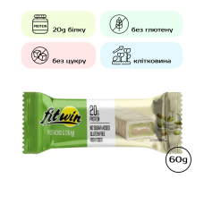 Протеїновий батончик, FitWin - 60g Pistachio Cream