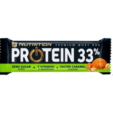 Протеїновий батончик, Protein 33% Bar - 50g, Salted caramel (Солона карамель)