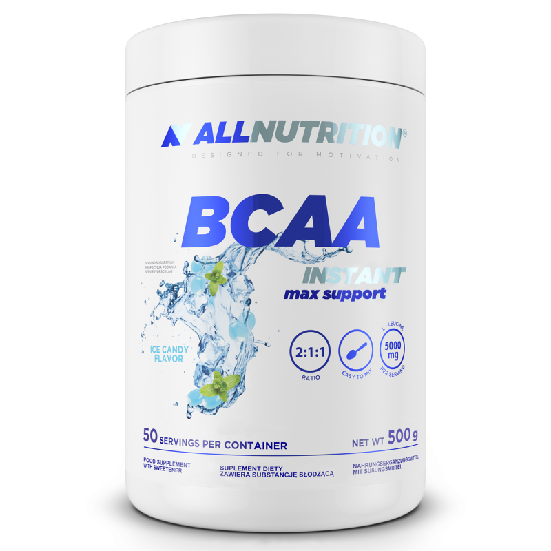 BCAA AllNutrition Max Support Instant - 500g, Bubble Gum