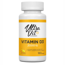 Вітамін Д3, Vitamin D3 2000IU - 180 softgels