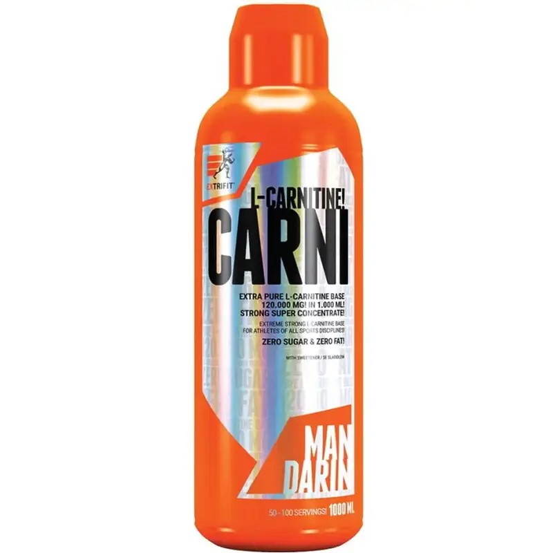 L-Карнітин, Extrifit CARNI 120 000 mg Liquid 1 л, mandarin