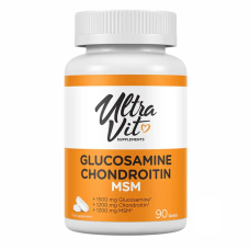 Глюкозамін Хондроїтин МСМ, VPLab Ultravit Glucosamine Chondroitin MSM - 90 tabs