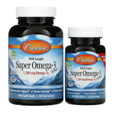 Жирні кислоти - Супер Омега 3, Carlson Super Omega-3 Gems - 100+30 Softgels