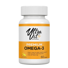 Жирні кислоти Омега-3, Ultravit Premium Omega-3 - 60 softgel