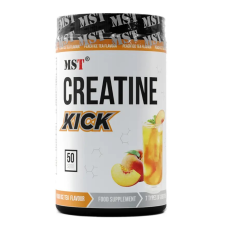 Комплексний креатин, MST Creatine Kick 7in1, Креатин кік 500 грамів (50 порцій) Персиковый чай