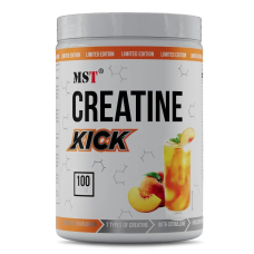 Комплексний креатин, MST Creatine Kick 7in1, Креатин кік 1кг (100 порцій) Персиковый чай