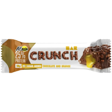 Протеїновий батончик Crunch Bar ШОКОЛАД АПЕЛЬСИН без цукру 50 г 25%
