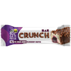 Протеїновий батончик Crunch Bar ЧОРНИЧНИЙ МАФІН без цукру 50 г 25%