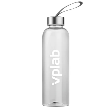 Пляшка для води, VPLAB Plastic bottle white logo - 580ml